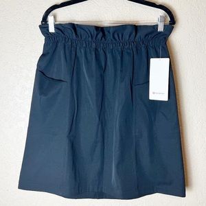 Lululemon Black Trip Taker Midi Skirt